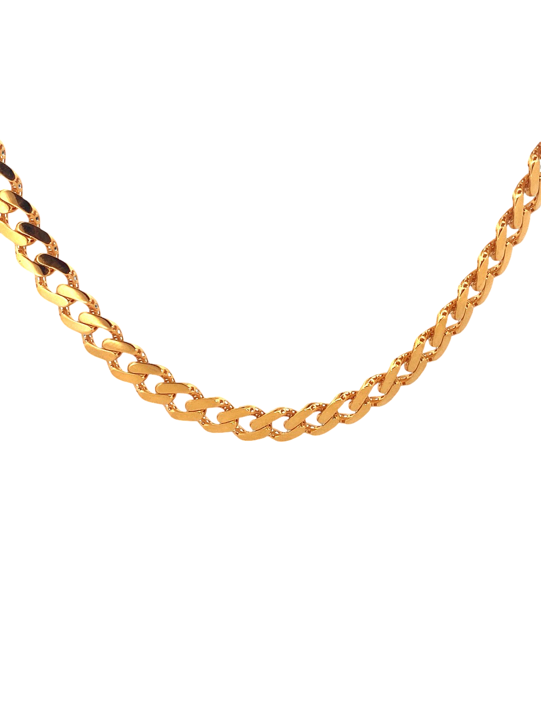 22K Gold Designer Link Chain