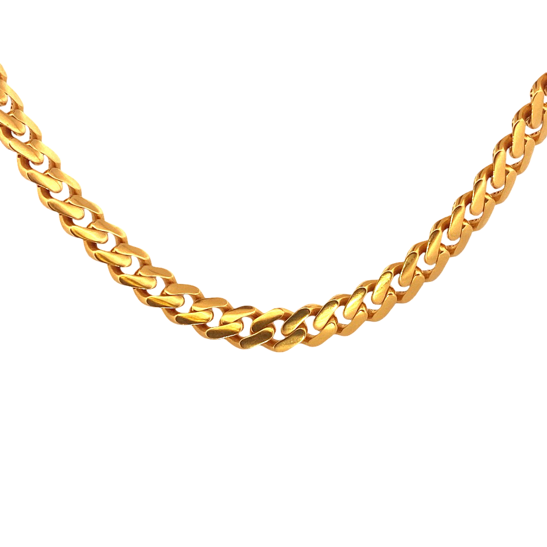 22K Gold Designer Link Chain