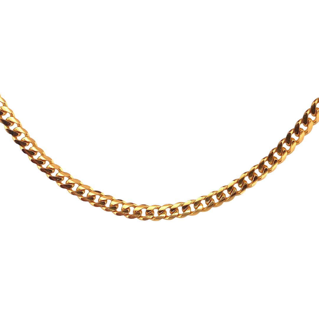 22K Gold Designer Link Chain