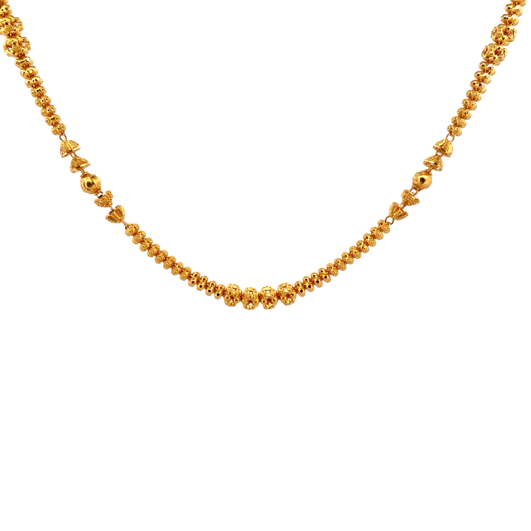 22K Gold Designer Ladies Chain