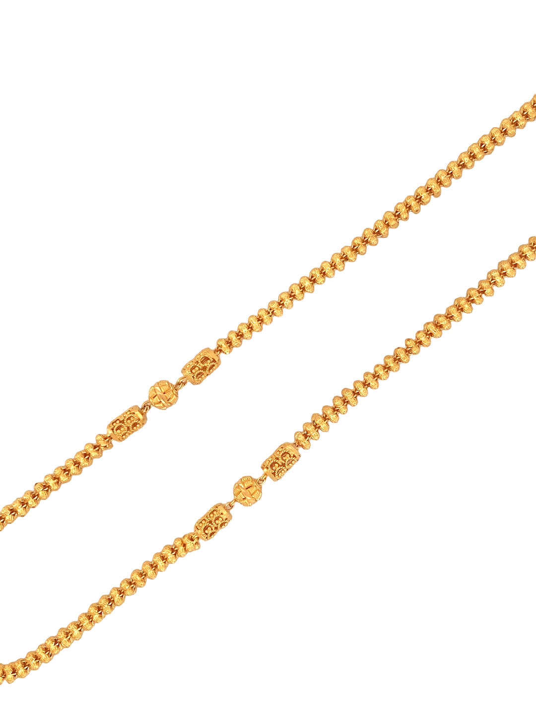 22K Gold Designer Ladies Chain