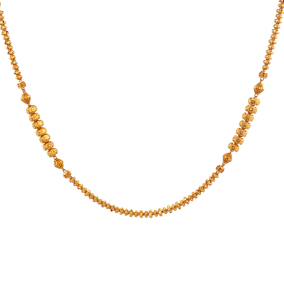 22K Gold Designer Ladies Chain