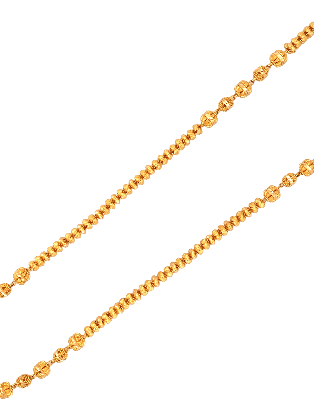 22K Gold Designer Ladies Chain