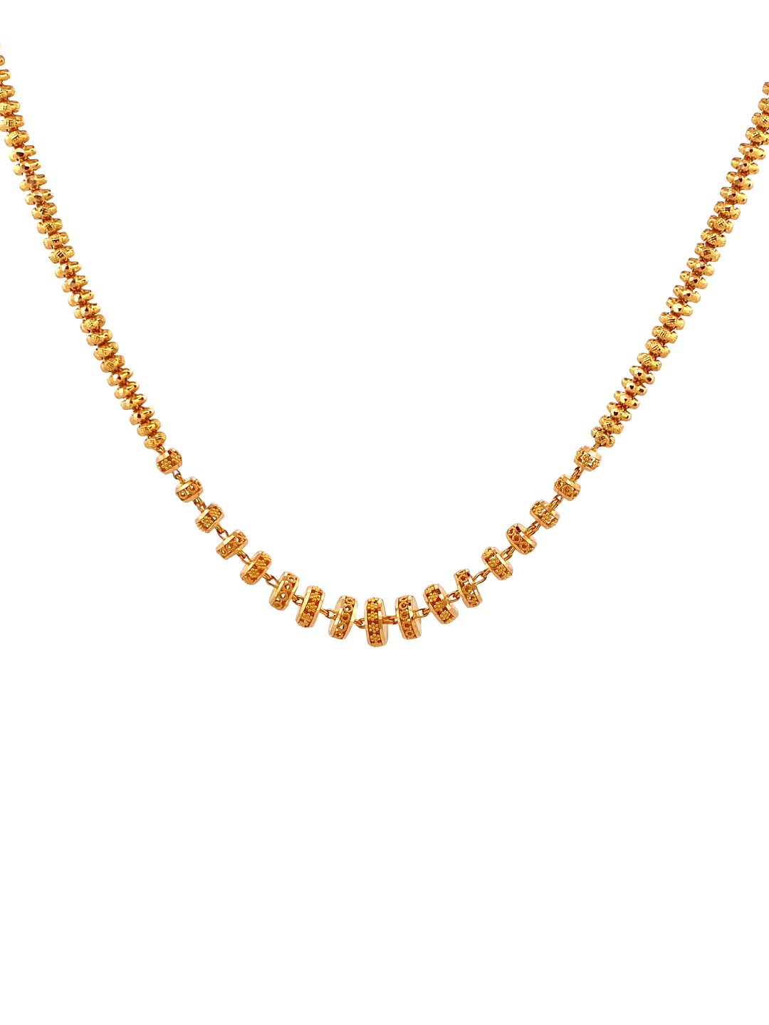 22K Gold Designer Ladies Chain