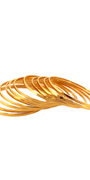 22K Gold Designer 12 Pieces Set of Ladies Bangles