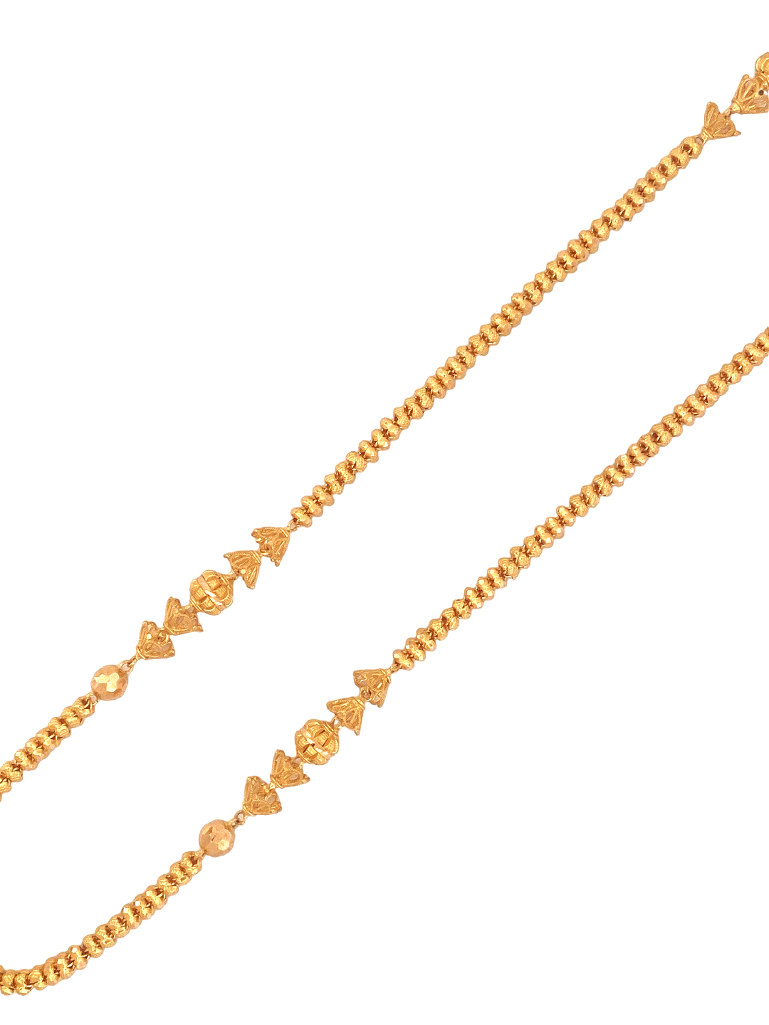 22K Gold Designer Ladies Chain