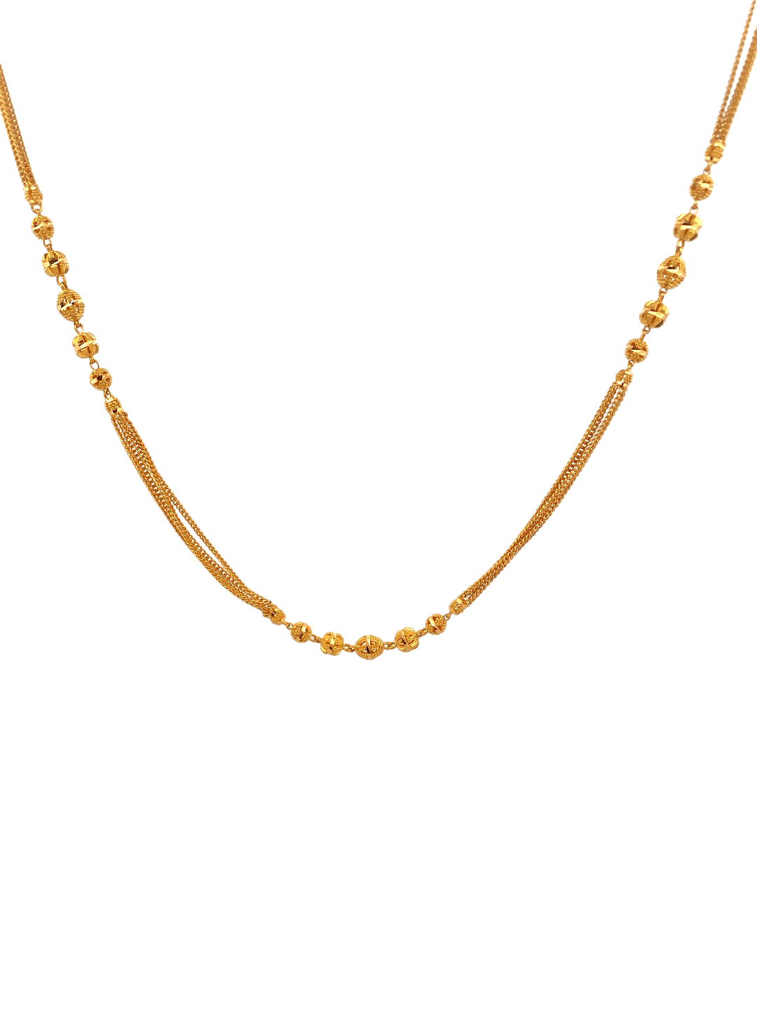 22K Gold Designer Ladies Chain