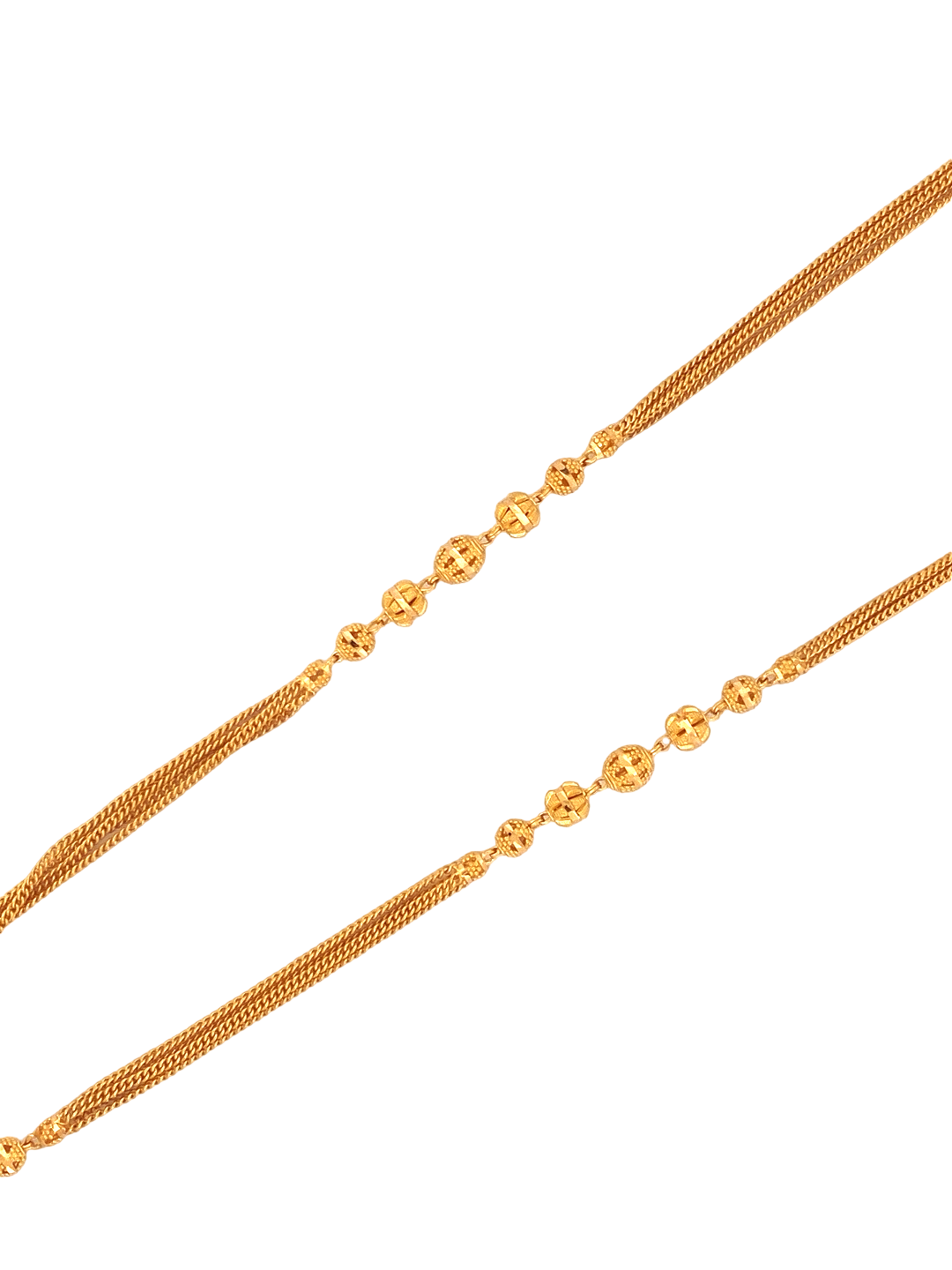 22K Gold Designer Ladies Chain