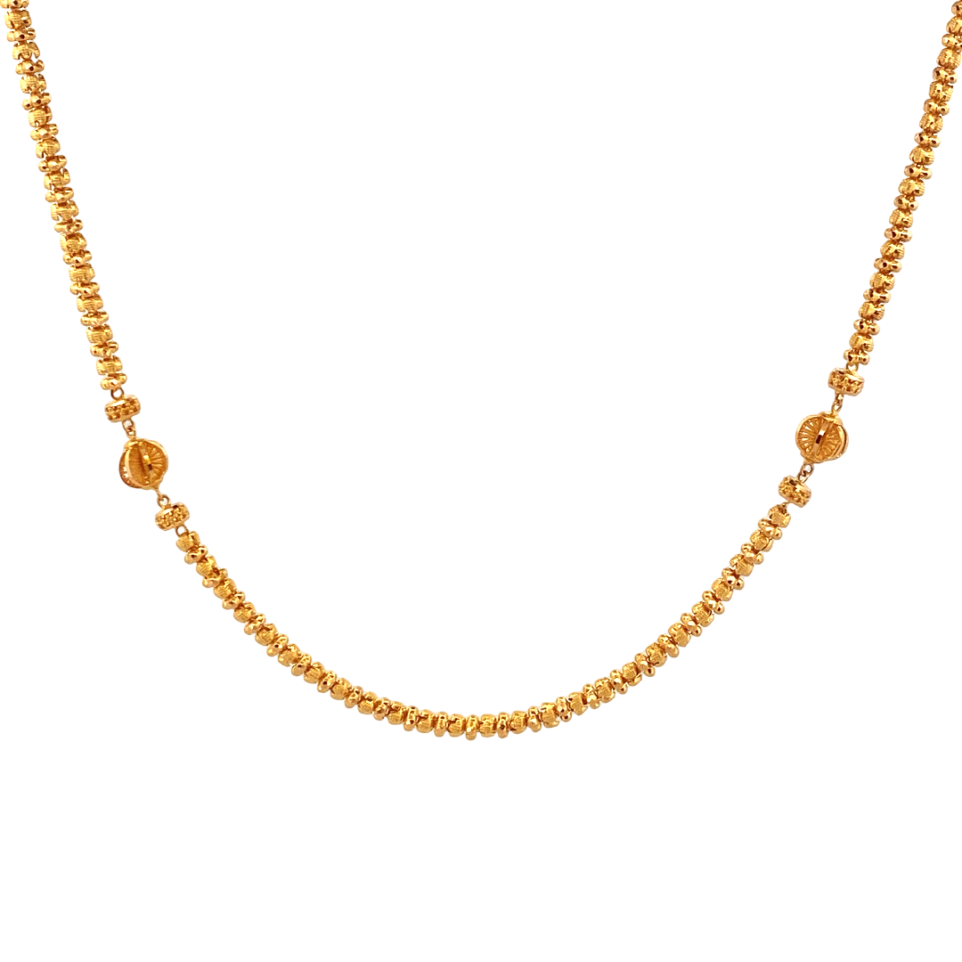 22K Gold Designer Ladies Chain
