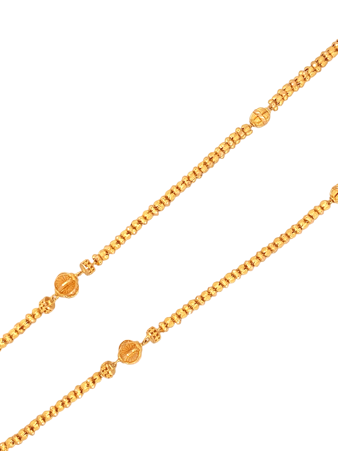22K Gold Designer Ladies Chain