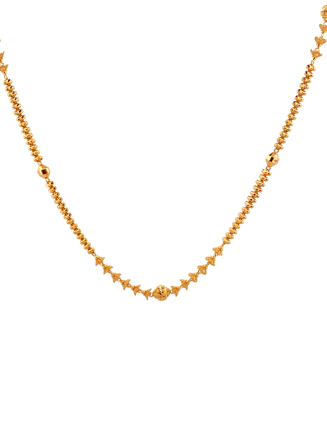 22K Gold Designer Ladies Chain