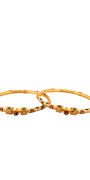 22K Gold Meena Designer 2 Pieces Set of Ladies Bangles