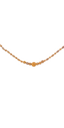 22K Gold Two-tone Designer Ladies Chain