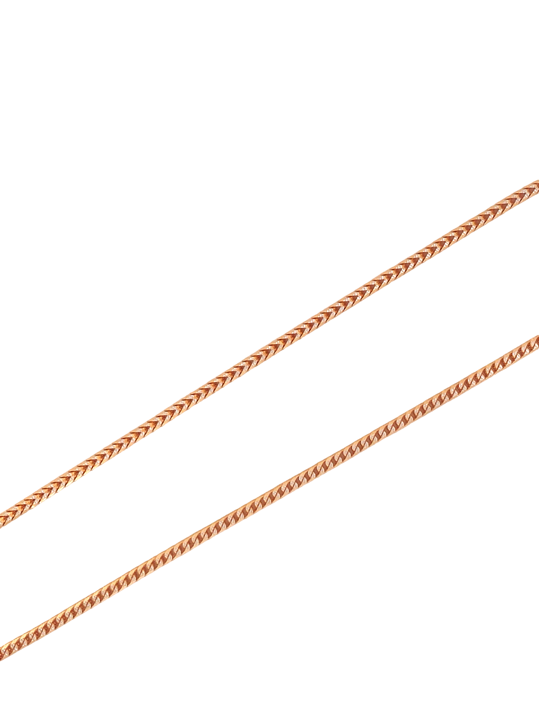 22K Gold Two-tone Designer Franco Chain