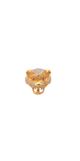 22K Gold CZ Designer Men's Ring