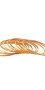 22K Gold Two-tone Designer 10 Pieces Set Of Ladies Bangles