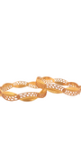 22K Gold Designer 2 Pieces Set Of Ladies Bangles