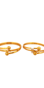 22K Gold Designer 2 Pieces Set Of Ladies Bangles