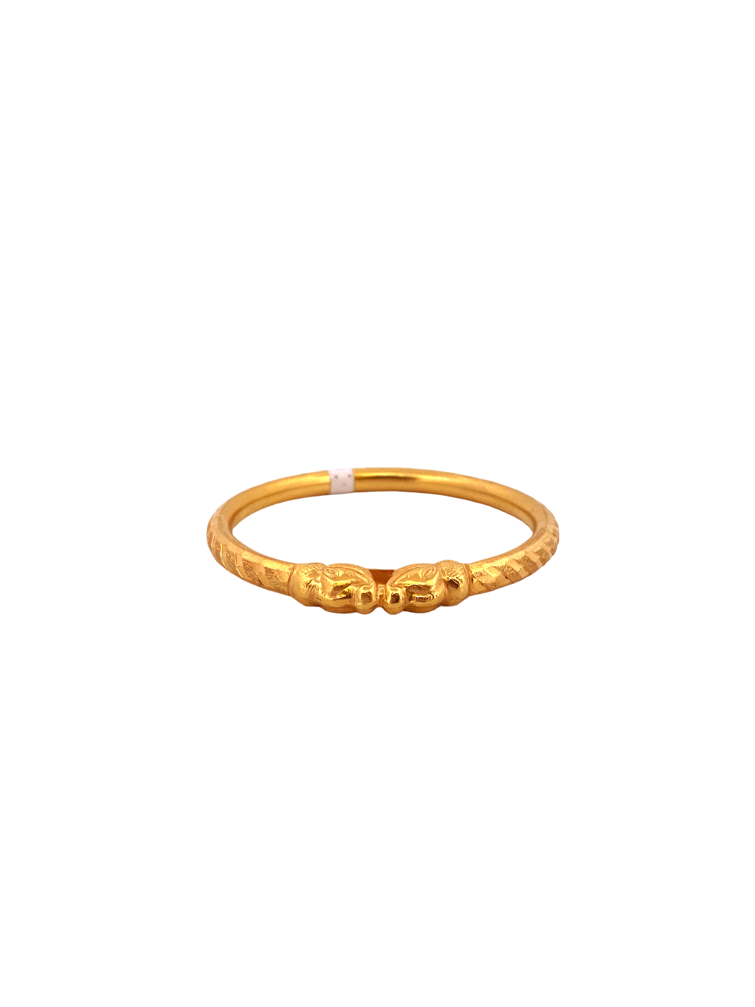 22K Gold Designer Ladies Single Bangle
