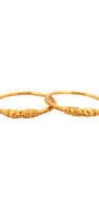 22K Gold Designer 2 Pieces Set Of Ladies Bangles