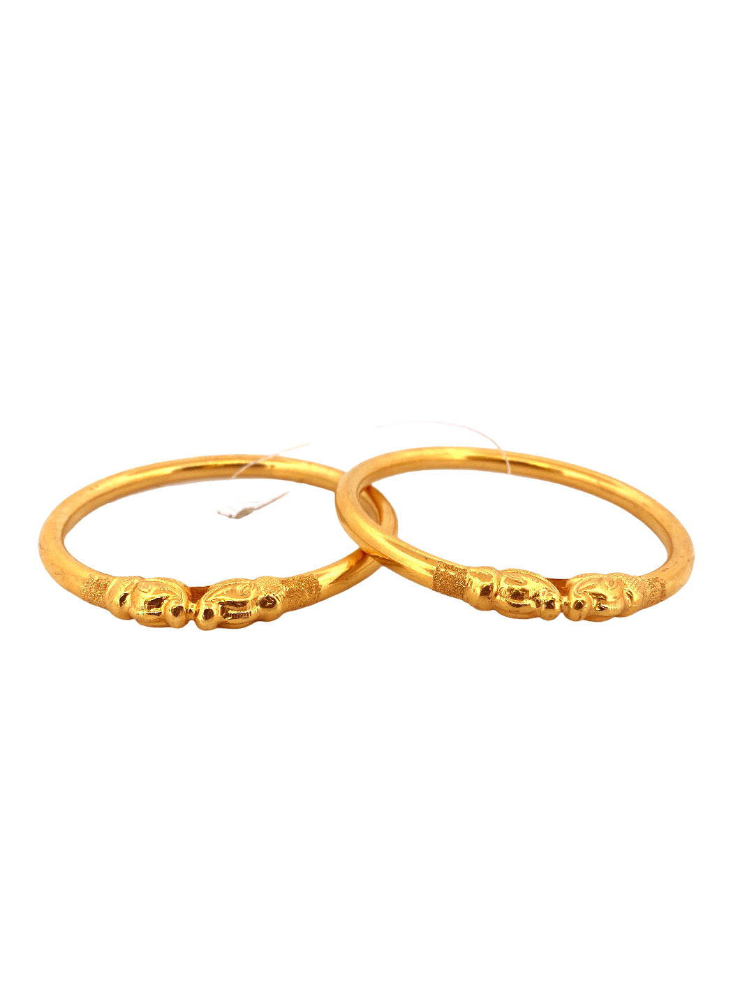 22K Gold Designer 2 Pieces Set Of Ladies Bangles
