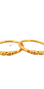 22K Gold Designer 2 Pieces Set Of Ladies Bangles