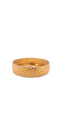 22K Gold Two-tone Designer Ladies Single Bangle