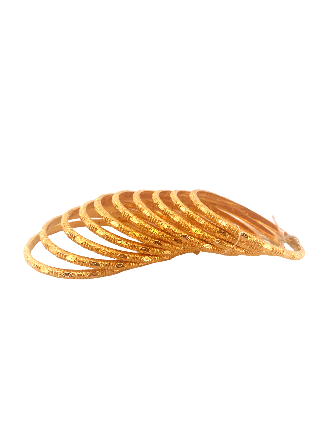 22K Gold Designer 10 Pieces Set Of Ladies Bangles