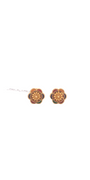 22K Gold Flower Designer Ladies Stud Earrings