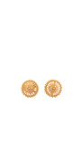 22K Gold Designer Ladies Stud Earrings