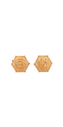 22K Gold Designer Ladies Stud Earrings