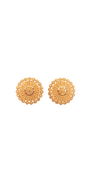 22K Gold Designer Ladies Stud Earrings