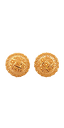 22K Gold Designer Ladies Stud Earrings