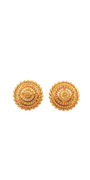 22K Gold Designer Ladies Stud Earrings
