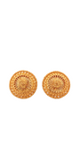 22K Gold Designer Ladies Stud Earrings