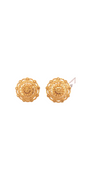 22K Gold Designer Ladies Stud Earrings