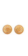22K Gold Designer Ladies Stud Earrings