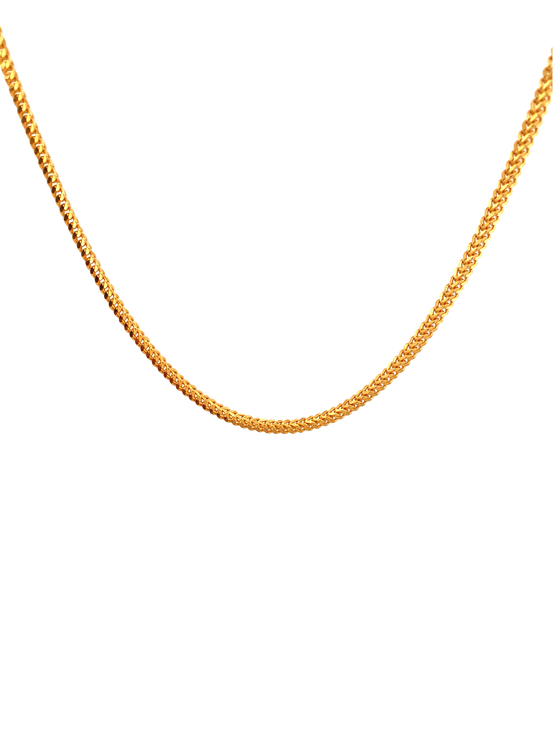 26'' 22K Gold Franco Designer Chain