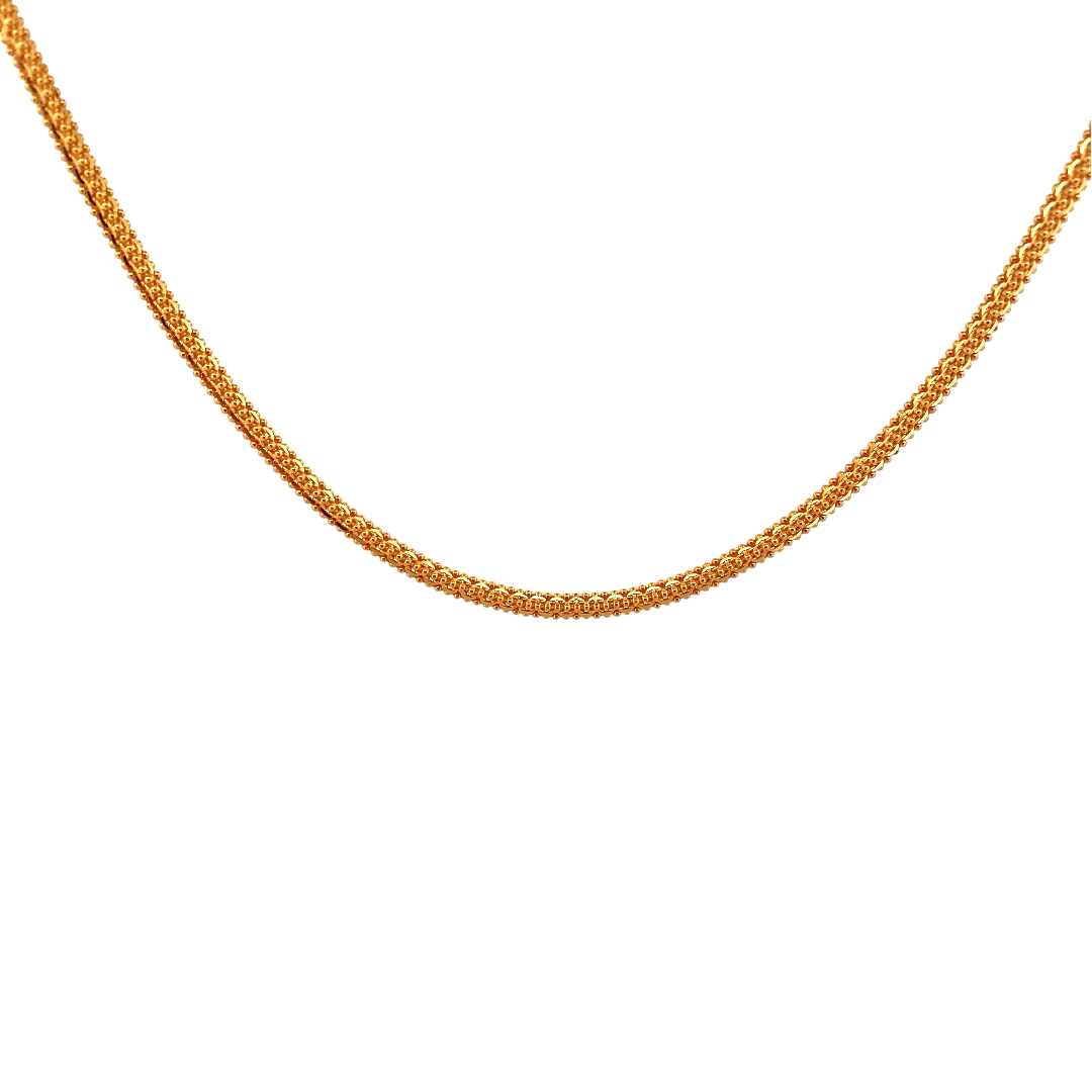 22'' 22K Gold Designer Chain