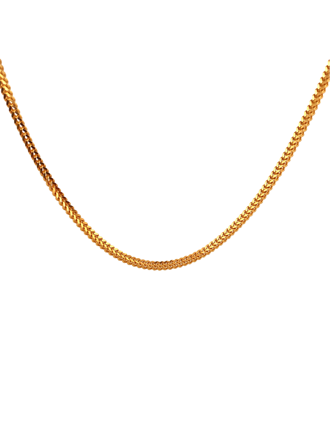 24'' 22K Gold Franco Designer Chain