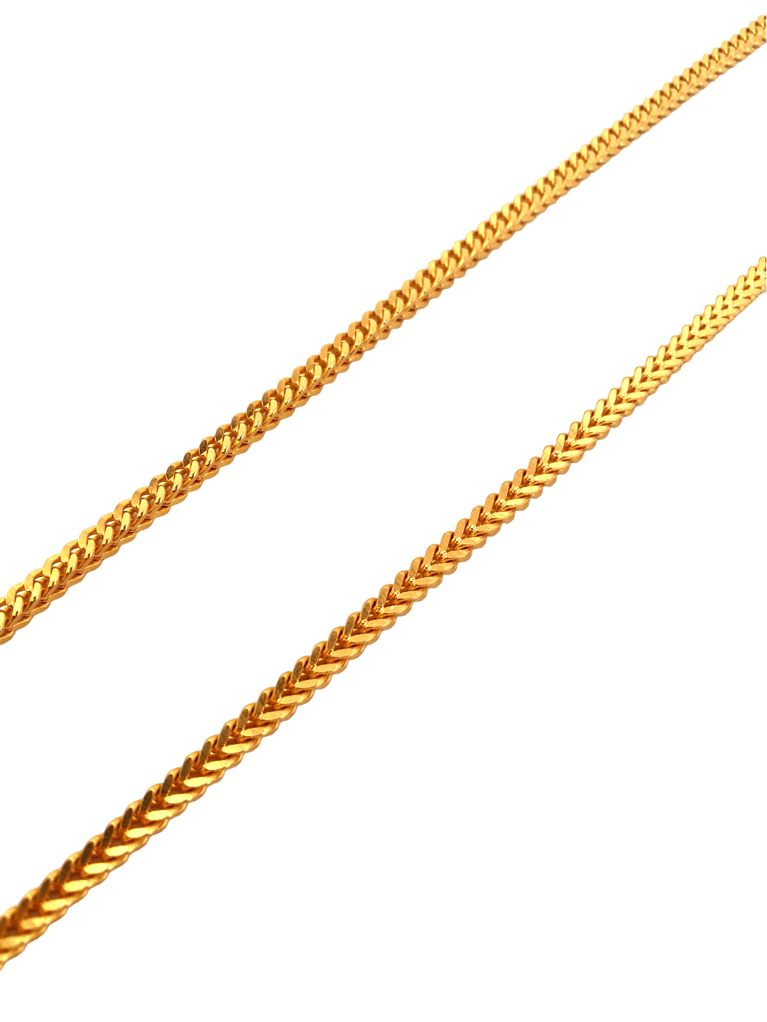24'' 22K Gold Franco Designer Chain