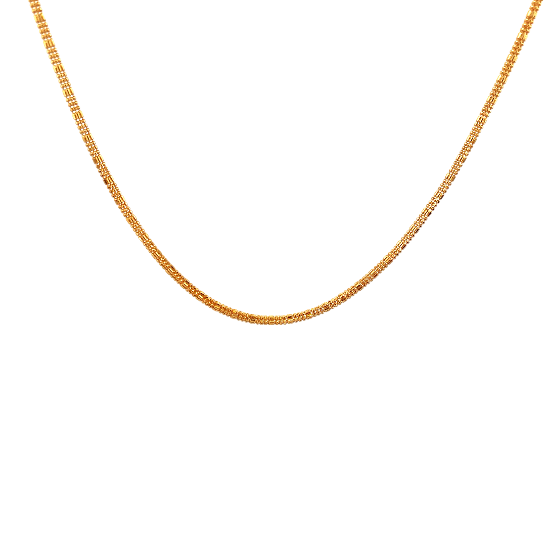 24'' 22K Gold Designer Chain