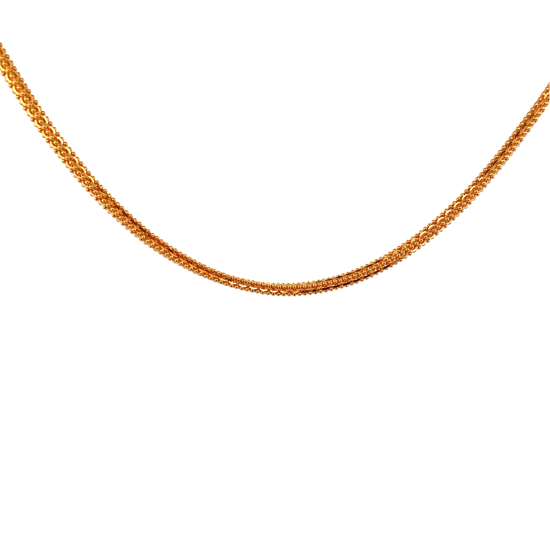 20'' 22K Gold Designer Chain