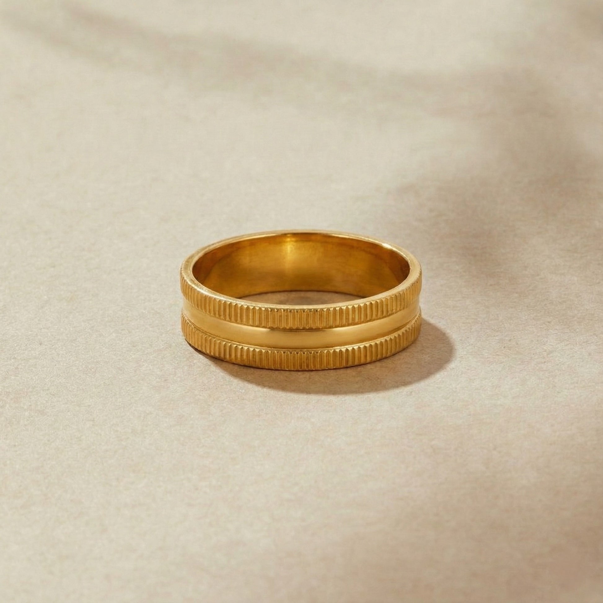 22K Gold Designer Band