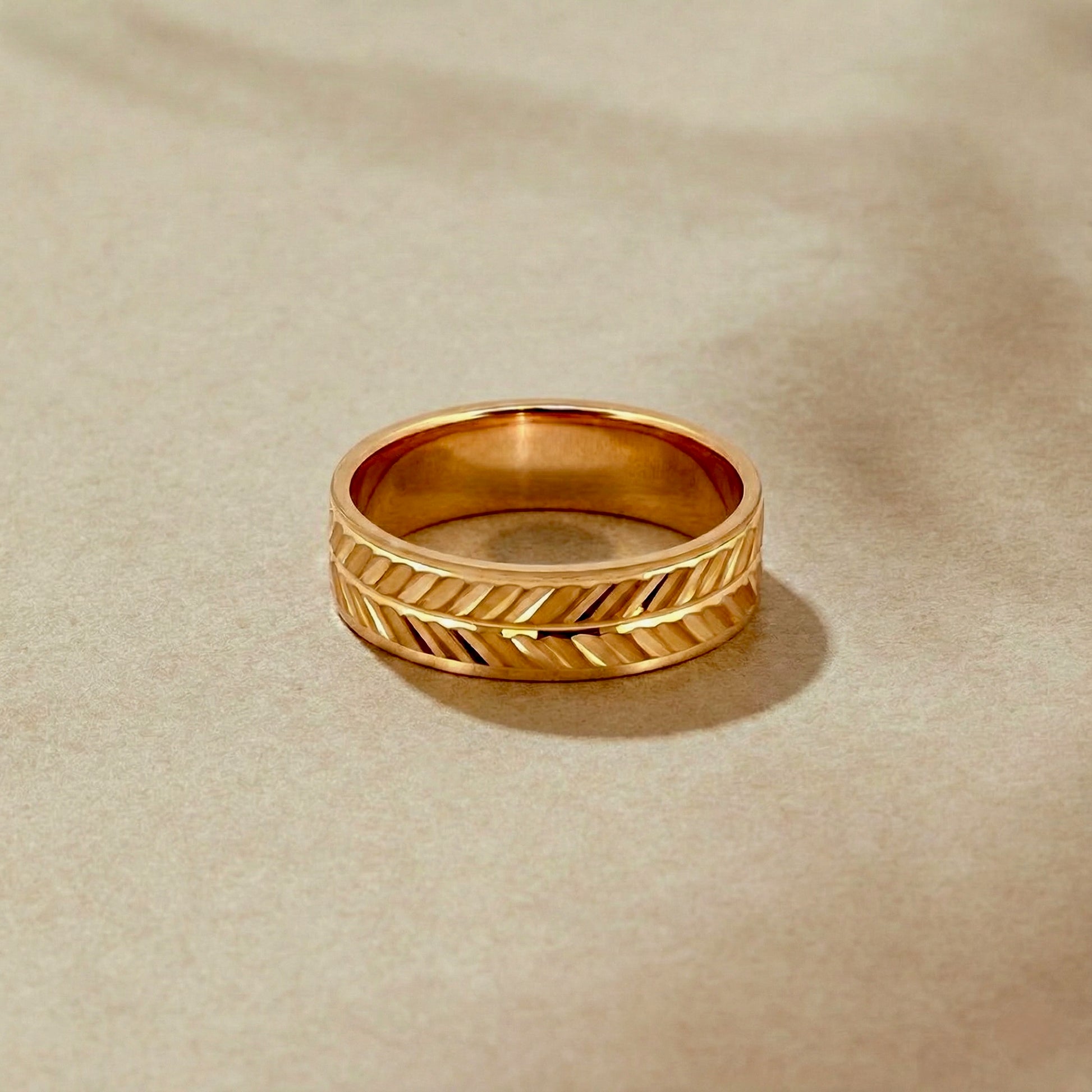 22K Gold Designer Band