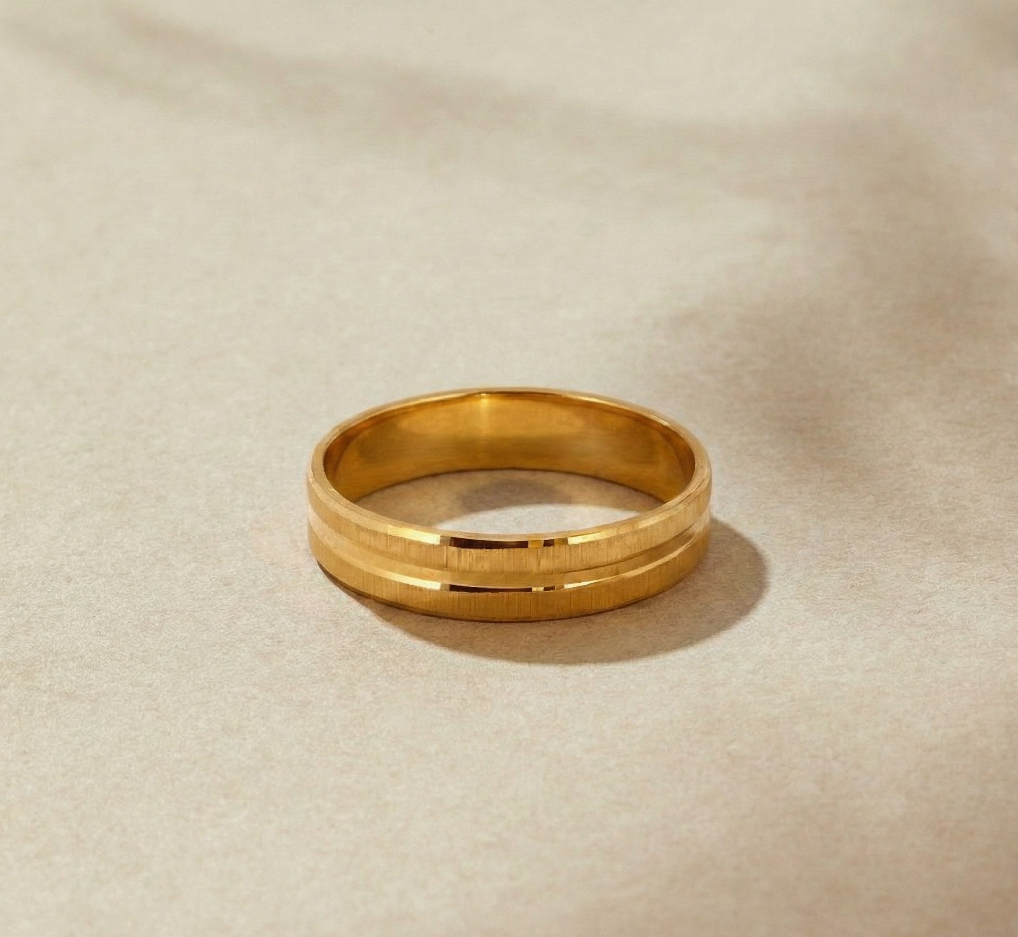 22K Gold Designer Band