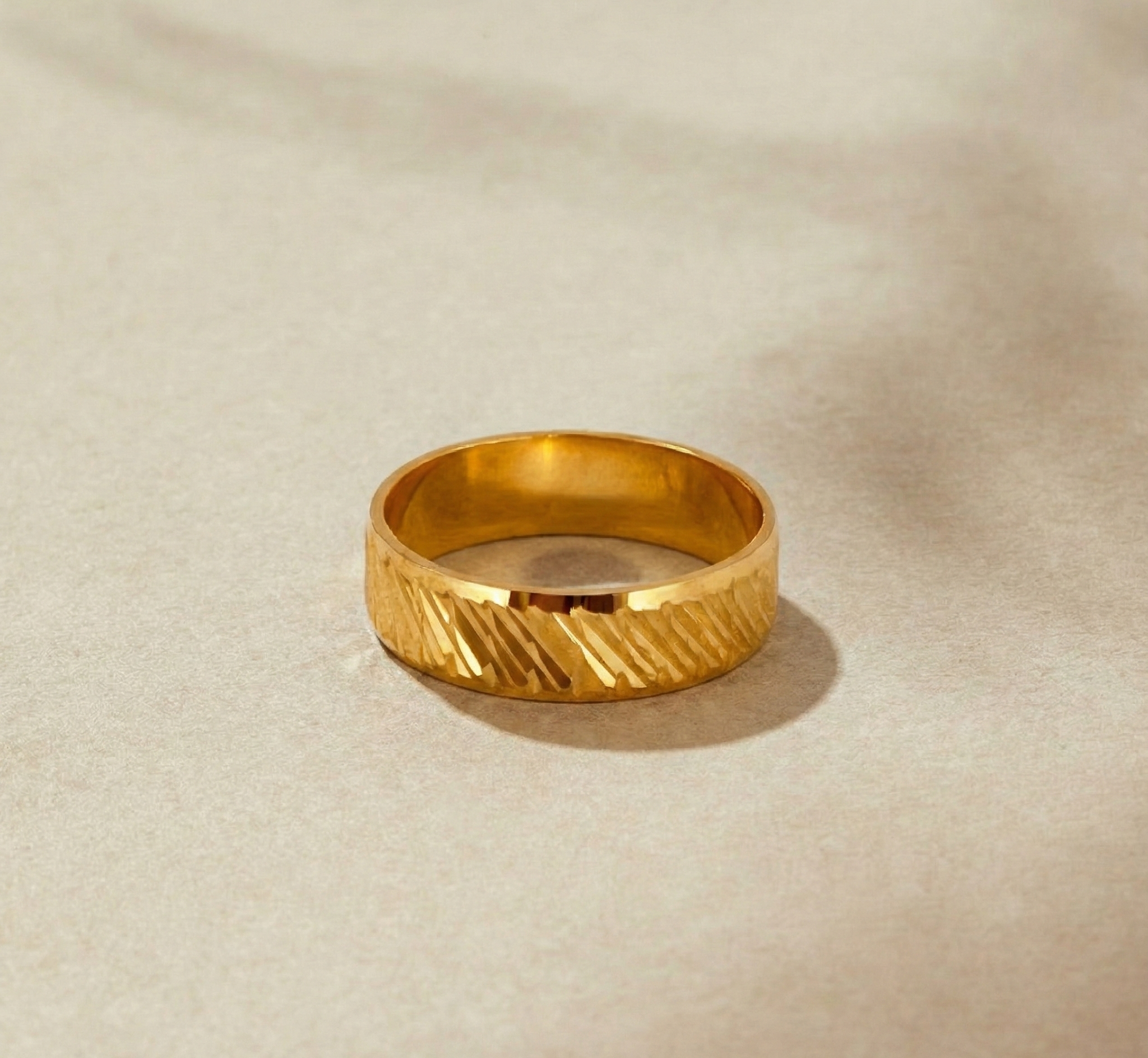 22K Gold Designer Band