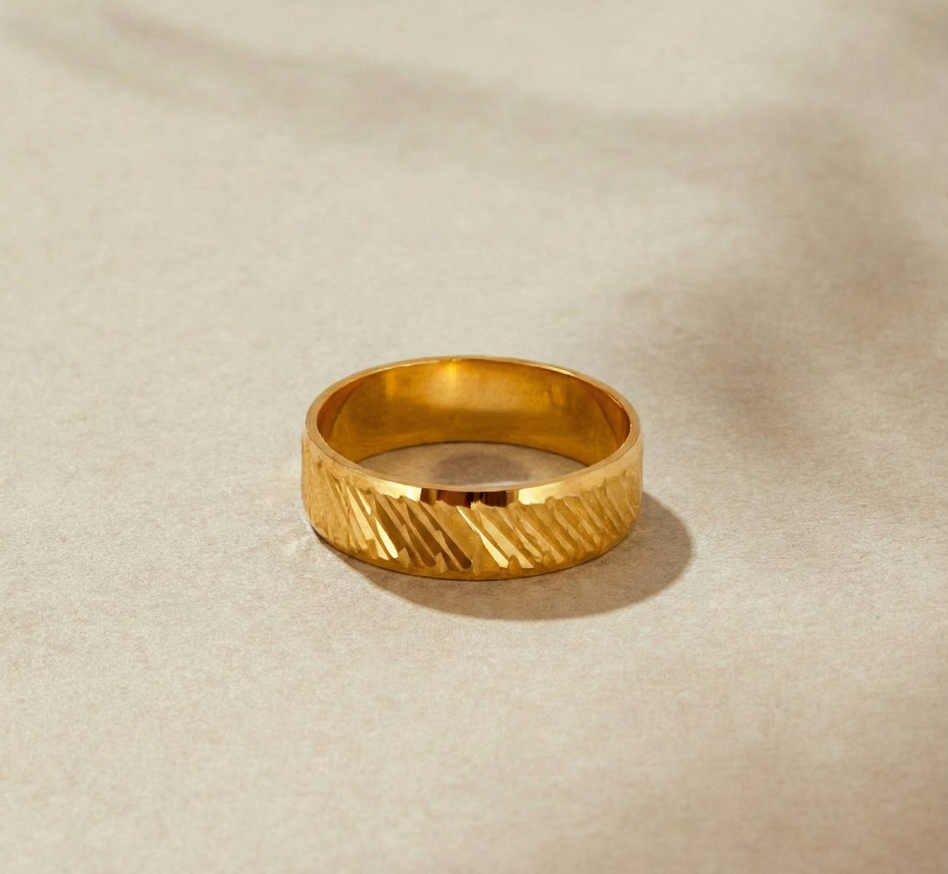 22K Gold Designer Band