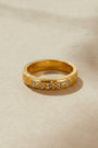 22K Gold Two-tone Designer Band