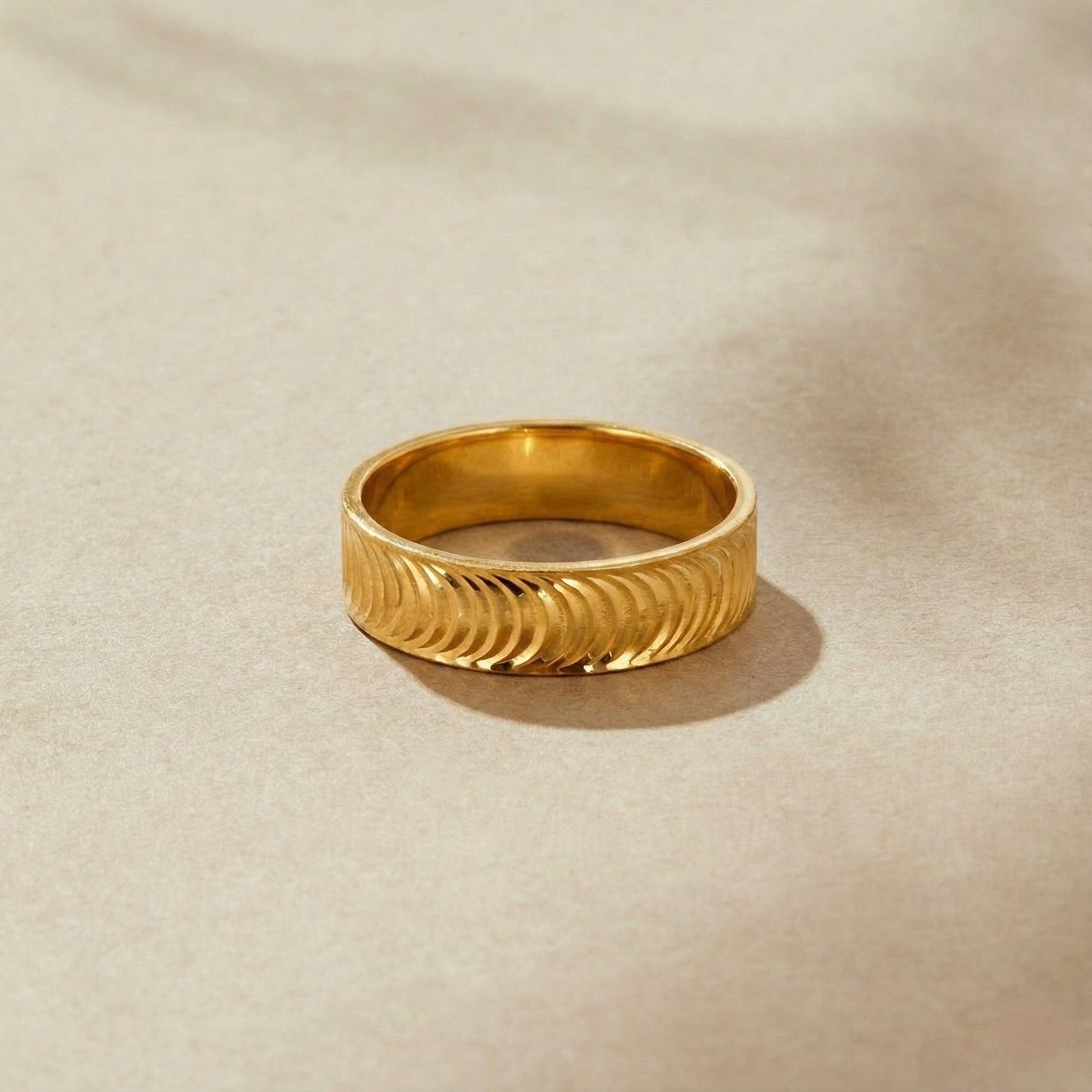 22K Gold Designer Band